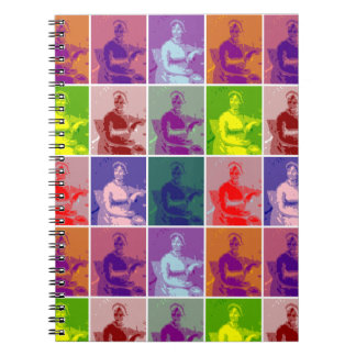 Carnet Jane Austen pop art coloré