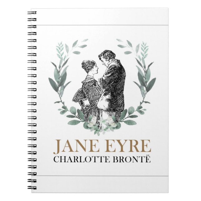 Carnet Jane Eyre et Edward Rochester avec Wreath (Devant)