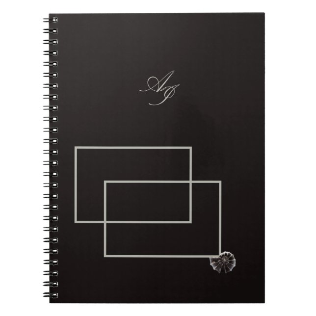 Carnet Japandi mer vie côtière beige neutre monochrome (Devant)