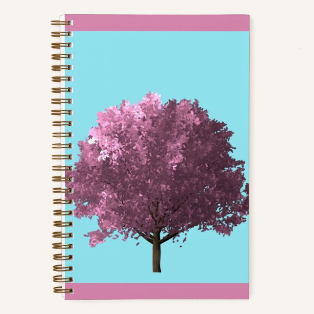 Carnet Japanese cherry blossom tree (Recto)