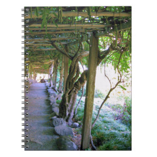 Carnet Japanese Garden Path/Arbor Note Book