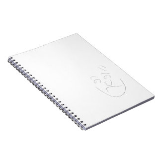 Carnet Japanese letter face notebook | へのへのもへじ