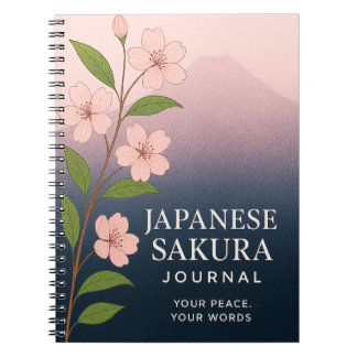 Carnet Japanese Sakura Journal: Nature-Inspired Notebook 