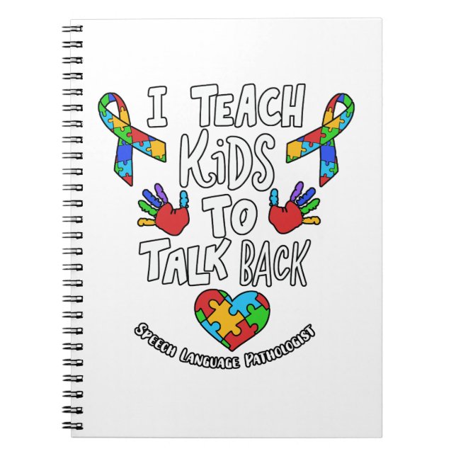 Carnet J'Apprends Aux Enfants À Parler De La Thérapie Lin (Devant)