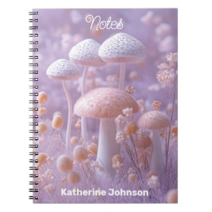 Carnet Jardin aux champignons peluches Ethéal, Imaginaire
