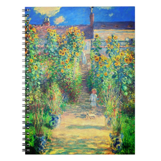 Carnet Jardin aux fleurs de Monet (Devant)