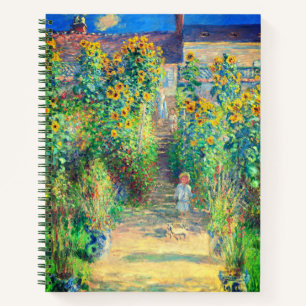 Carnet Jardin aux fleurs de Monet