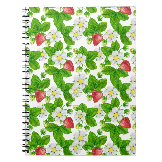Carnet Jardin aux fraises (Devant)