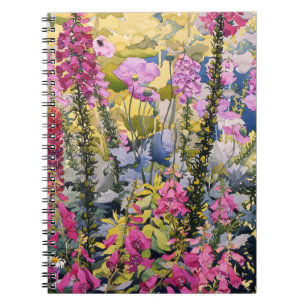 Carnet Jardin avec des digitales