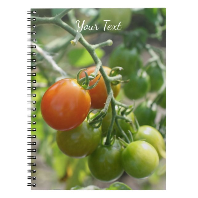 Carnet Jardin Cherry Tomates Nature (Devant)