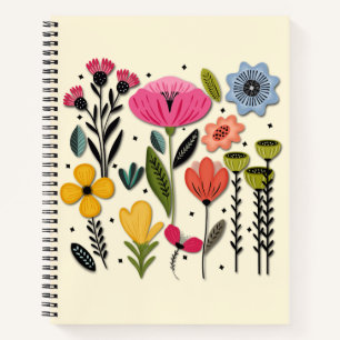 Carnet Jardin coloré