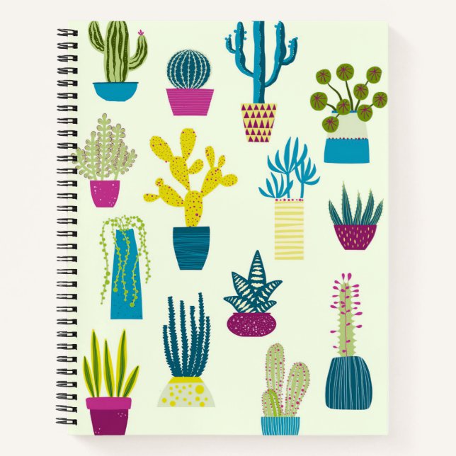 Carnet Jardin de Cactus (Devant)