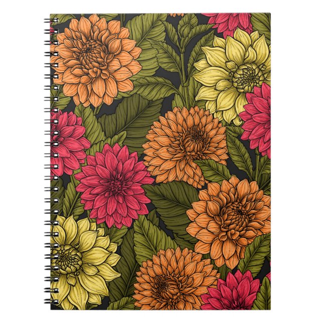 Carnet Jardin de Dahlia (Devant)