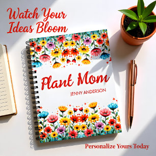 Carnet Jardin de fleurs sauvages pour maman plante