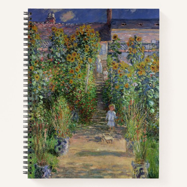 Carnet Jardin de Monet Vetheuil Impressionim Peinture de  (Devant)