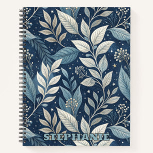 Carnet Jardin de nuit en toute transparence Motif botaniq