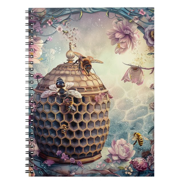 Carnet Jardin de Rêves Enchanté aux Abeilles (10) (Devant)