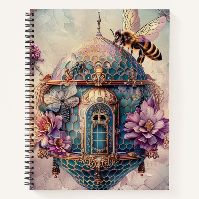 Carnet Jardin de Rêves Enchanté aux Abeilles (2) (Devant)