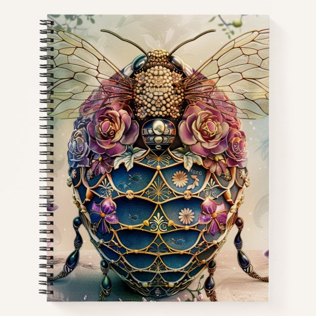 Carnet Jardin de Rêves Enchanté aux Abeilles (4) (Devant)