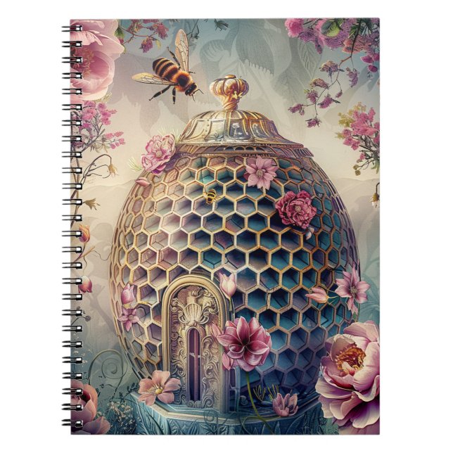 Carnet Jardin de Rêves Enchanté aux Abeilles (7) (Devant)