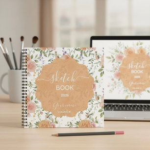 Carnet Jardin de roses vintage