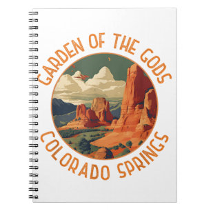 Carnet Jardin des Dieux Colorado Springs en détresse Cir