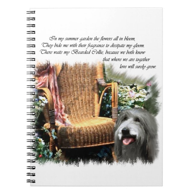 Carnet Jardin d'été de Collie (Devant)