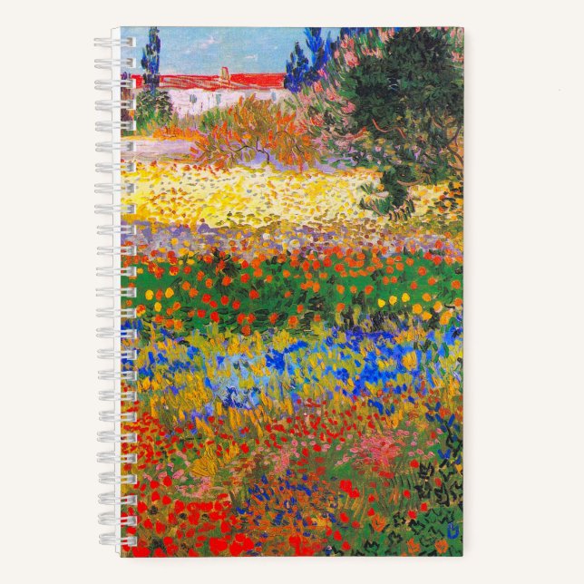 Carnet Jardin fleuri de Vincent Van Gogh (Recto)