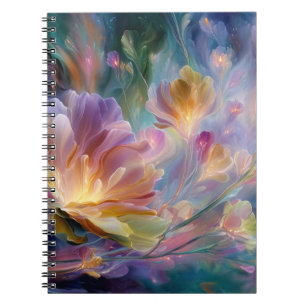 Carnet Jardin floral abstrait et rêveur