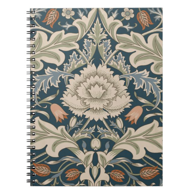 Carnet Jardin Floral William Morris Severn Fleur Classiqu (Devant)