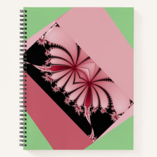 Carnet Jardin fractal orchidée & mante