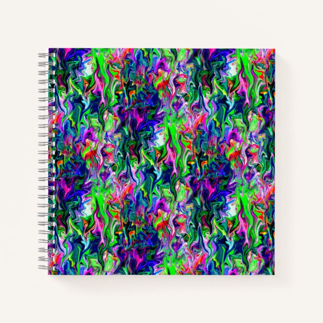 Carnet Jardin Gribouillé Fou.... (Devant)