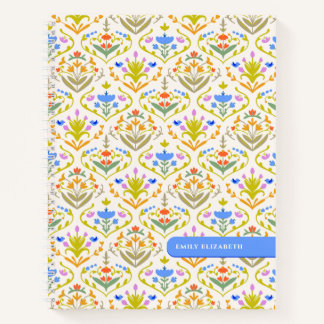 Carnet Jardin joyeux botanique personnalisé 