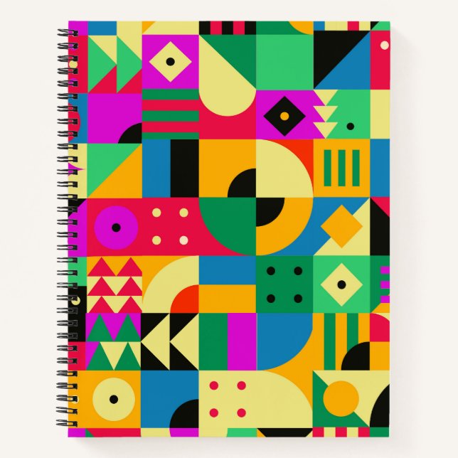 Carnet Jardin moderne Abstrait (Devant)