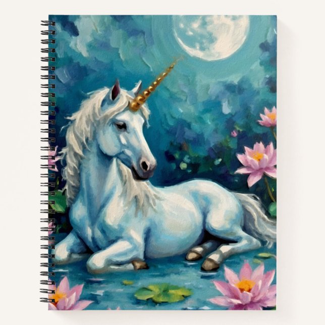 Carnet Jardin mystique de la licorne (Devant)