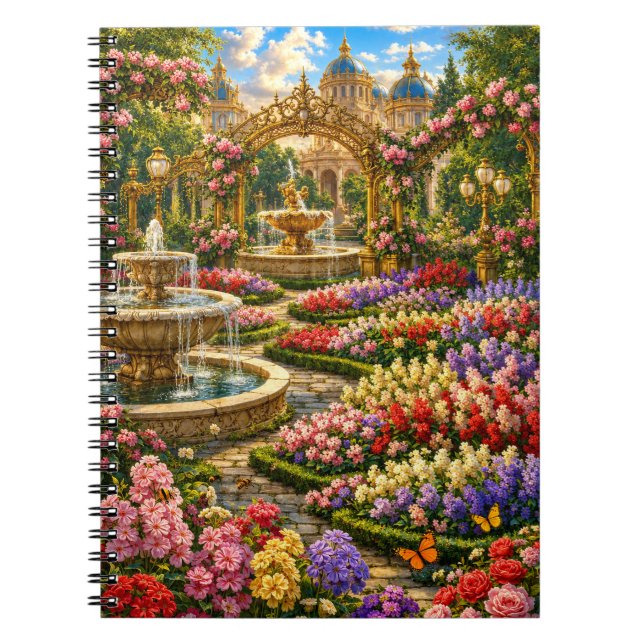 Carnet Jardin Royal Enchanté (Devant)