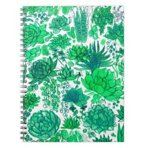 Carnet Jardin succulent