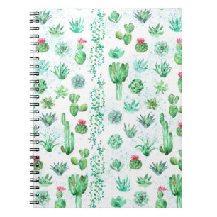 Carnet Jardin Succulent : Aquarelle Arrière - plan sans c