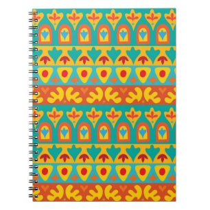 Carnet Jardin Vintage ethnique Arrière - plan sans coutur