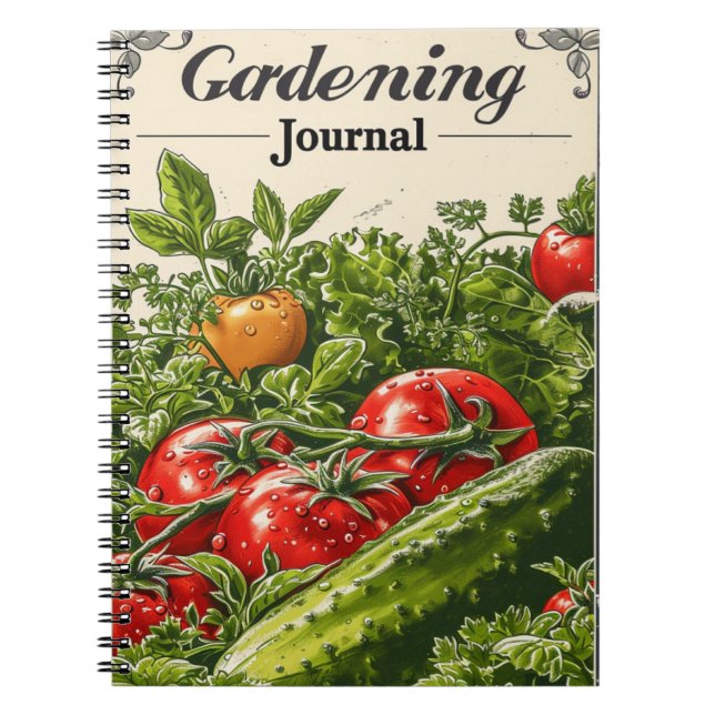Carnet Jardinage vintage (Devant)