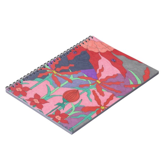 Carnet Jardins d'été à la nuit (Côté gauche)