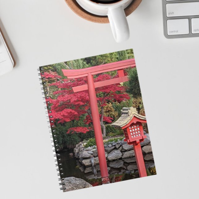 Carnet Jardins japonais et Feuilles d'érable rouge (In Situ)