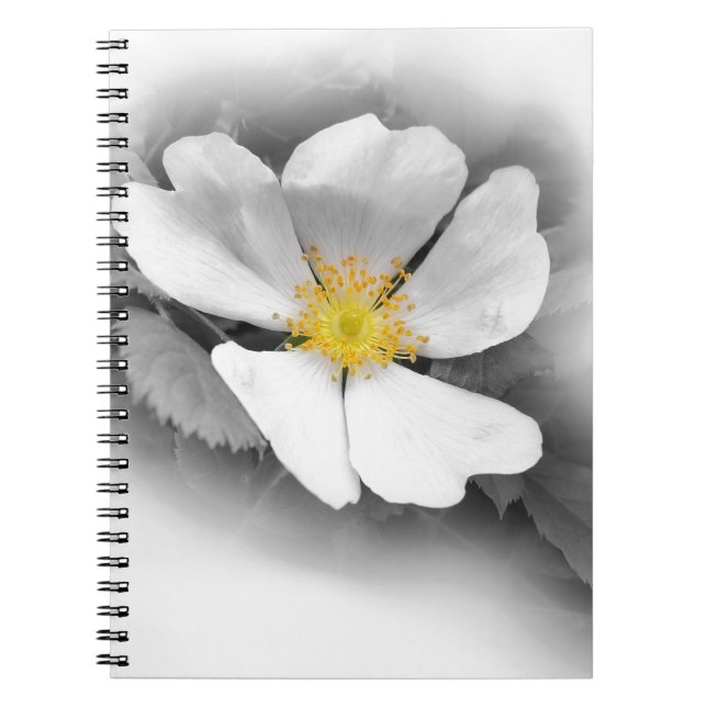 Carnet jaune dans les tons gris (Devant)