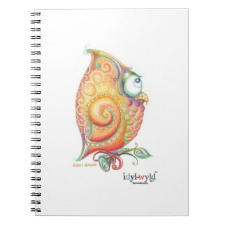 Carnet jaune de hibou