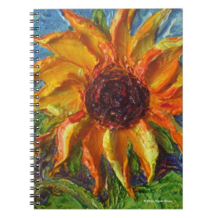 Carnet jaune de tournesol