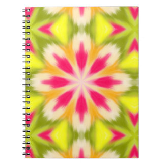 Carnet Jaune et rose