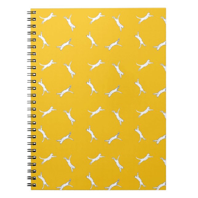 Carnet jaune kittyrun (Devant)