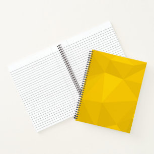 Carnet Jaune, moderne, cool, tendance, art géométrique ur