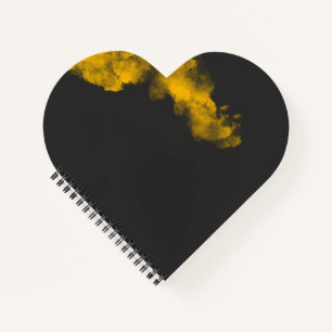 Carnet jaune texturé - Arrière - plan unique