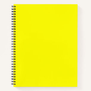 Carnet Jaune vif (couleur unie)